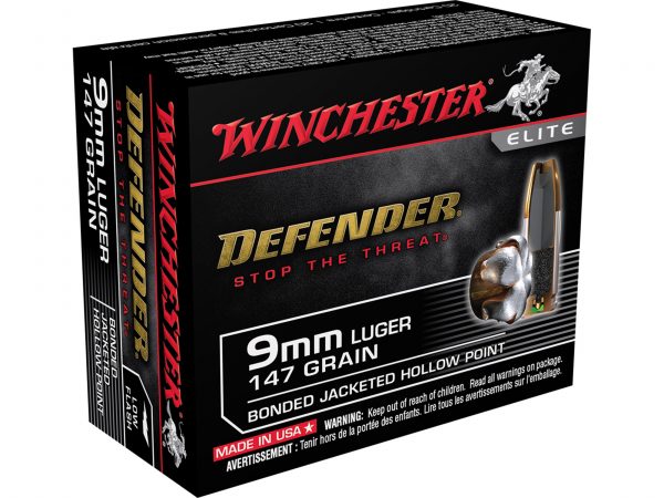 Winchester Defender Ammo 9mm
