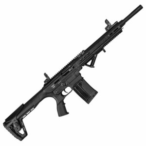 Landor Arms AR-12 12 Gauge Semi Auto Shotgun 18.50" Barrel 3" Chamber 5 Rounds Detachable Box Magazine Synthetic Stock Black Finish