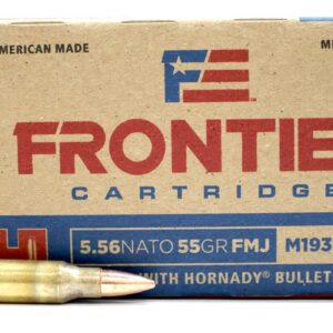 Hornady 5.56 NATO 55 gr FMJ (M193) Frontier 20/Box