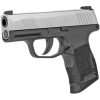 SIG Sauer P365 9mm Luger Semi Auto Pistol 3.1" Barrel 10 Rounds Night Sites Polymer Grip Frame Stainless/Black Finish