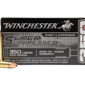 Winchester 350 Legend 255 gr Open Tip Range Subsonic Super Suppressed 20/Box