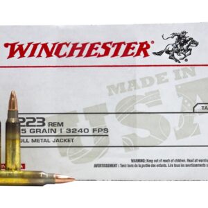 Winchester 223 Rem 55 gr FMJ USA Lake City Ammunition 150/Box