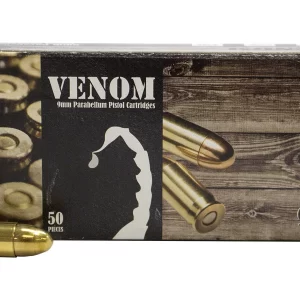 Geco 9mm 115 gr FMJ Venom 50/Box