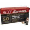Barnaul 9mm Luger 115 Gr FMJ Steel Polycoated Case 50/Box