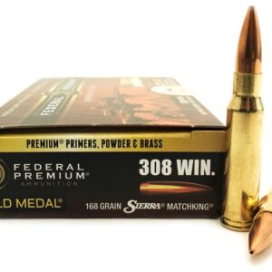 Federal Premium Gold Medal Ammunition 308 Winchester 175 Grain Sierra MatchKing Hollow Point Boat Tail 200rds