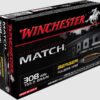 Winchester Match Ammunition 308 Winchester 155.5 Grain Berger FullBore Target Hollow Point Boat Tail 200rdw