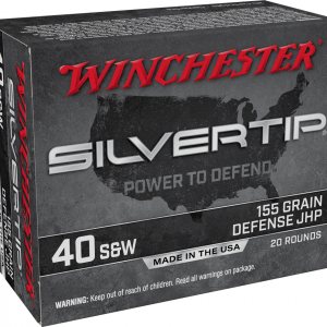 Winchester 40 SW 155 gr Jacketed Hollow Point Silvertip 20/Box